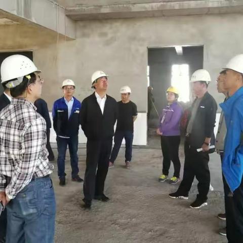 4月26日，集团公司孙总、王总及相关职能部门对水处理车间工程进行质量安全检查