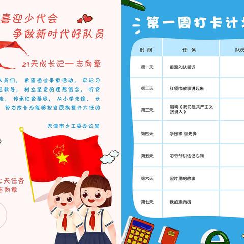 塘沽博才小学“21天成长记”争章活动总结