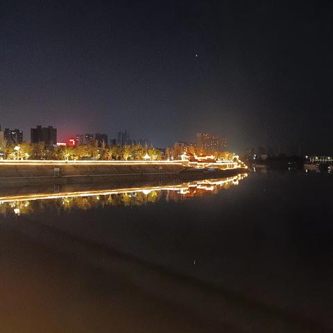 周口沙颍河之夜：灯火阑珊里的古今交融
