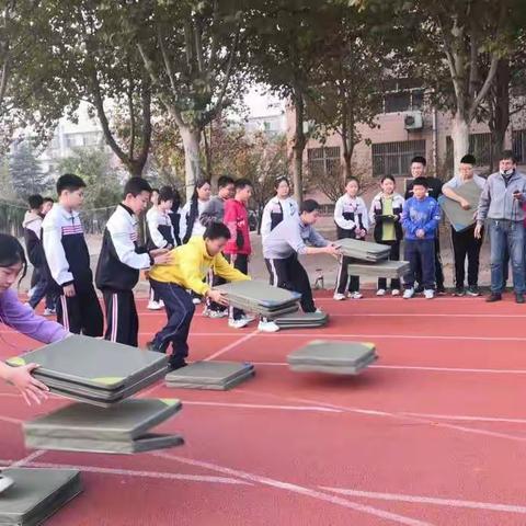 青阳初中班级趣味运动会精彩纷呈
