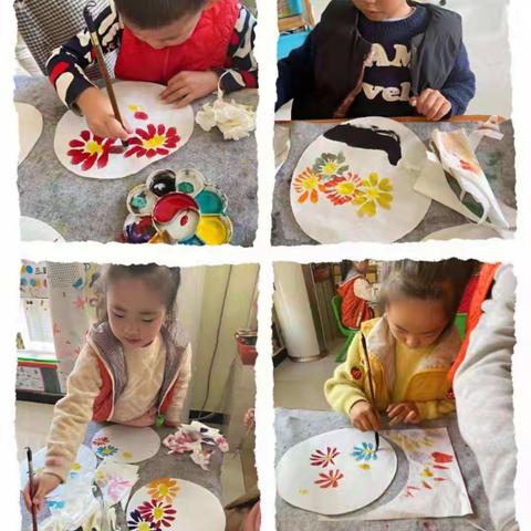 大班级部的国画课堂