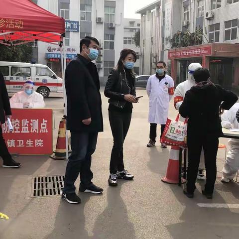 市卫健委寇主任莅临我院督导检查 防控工作