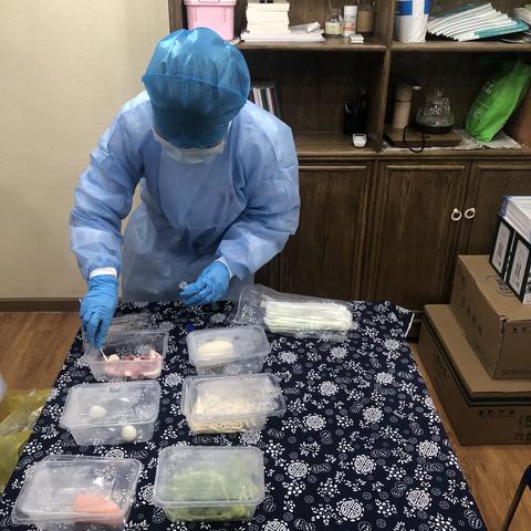 卫星村小学接受食品核酸检测