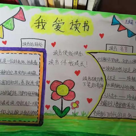 为语文生活增添光彩，记百寨小学六年级手抄报活动。