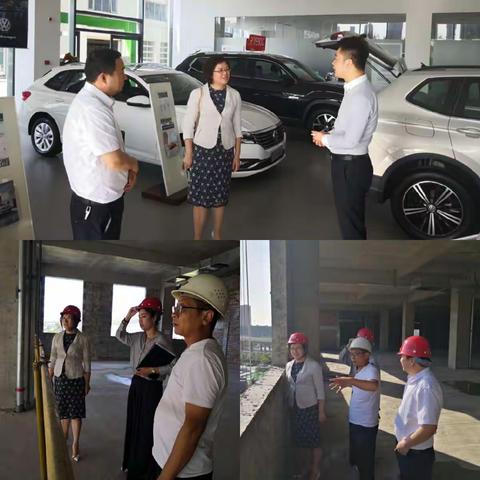 区投资商务局主要负责同志带队调研汽车品牌引进和社零指标统计工作