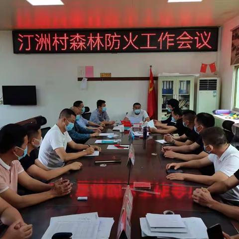 汀洲村多措并举落实清明节期间森林防火及疫情防控工作