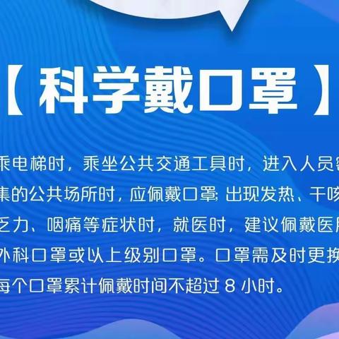 戴口罩、勤洗手、一米线……防疫基本行为准则再复习！