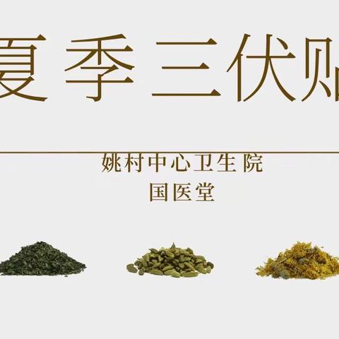冬病夏治，乘邪之虚，三伏贴预约贴起来！