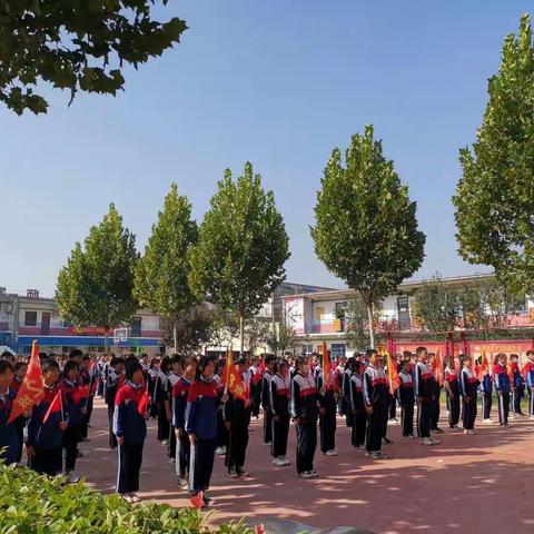 唱响中国梦，喜迎国庆节——师寨镇第一初级中学举行国庆庆祝活动