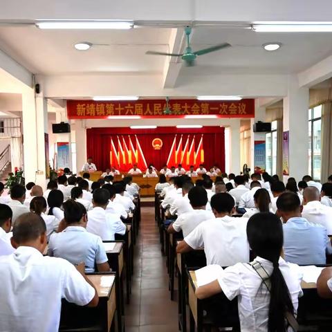 精心筹备，示范先行！新靖镇第十六届人民代表大会第一次会议圆满成功
