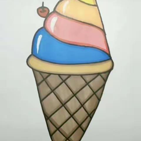 中班《好吃的冰淇淋》(偏艺术领域)