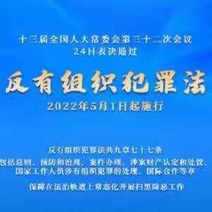 东岭乡中学学习《反组织犯罪法》