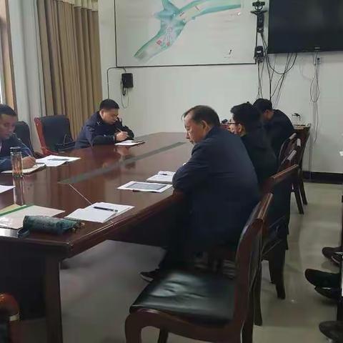 叫河镇9月26日综治例会