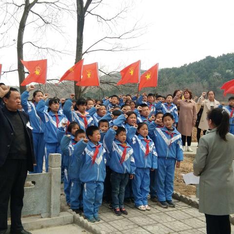 祭烈士英魂，扬爱国精神――石哲联校晋义小学祭英烈活动