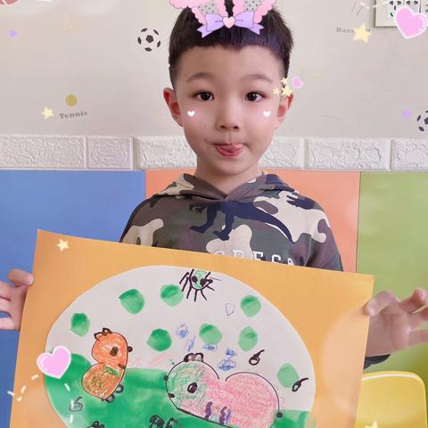 神墨绘画金色梯田幼儿园中班体验课