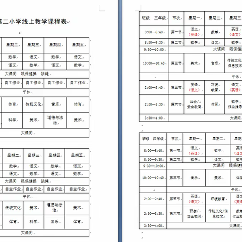 只争朝夕，不负韶华 —记孤岛二小线上教学