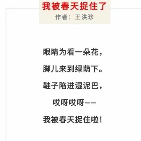 春意盎然，我心飞翔  英才小学滨江分校一（1）班“读绘儿童诗”锦集