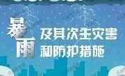 应急科普｜图说：暴雨及其次生灾害和防护措施