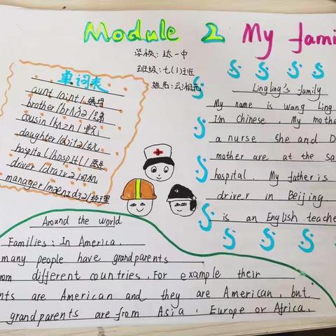 云湘元的英语寒假作业