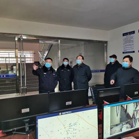 赵州镇镇委政府到城区分局慰问一线民警，督导疫情防控工作