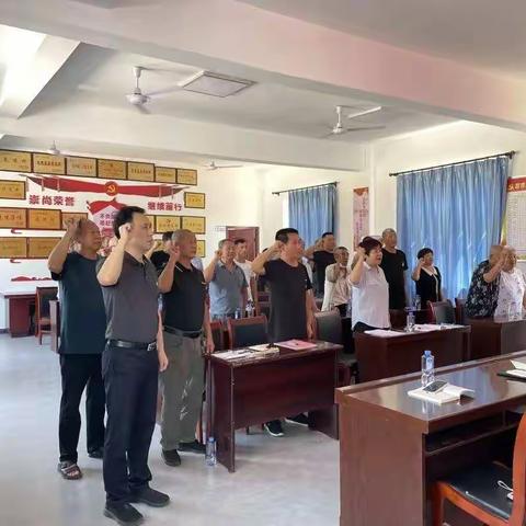 故市镇领导班子成员列席部分村党支部党史学习教育专题组织生活会