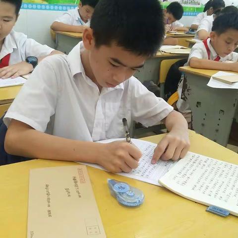 三亚市第七小学书信手拉手活动