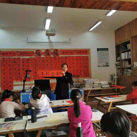 幸福二实小|挥毫洒墨，传承经典——溧阳市第二实验小学选修课之书法