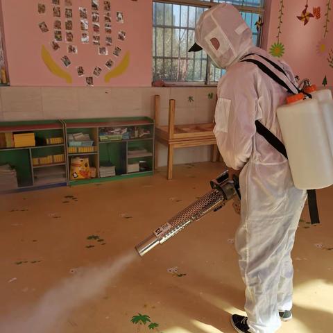 日东幼儿园全园消毒工作完成