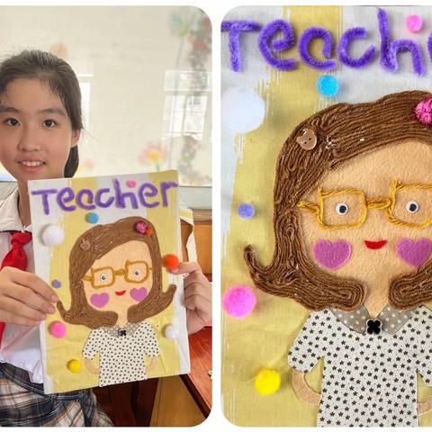 先烈东小学布艺工作坊 ——教师布艺肖像作品展