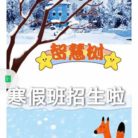 智慧树托管寒假班报名开始啦！