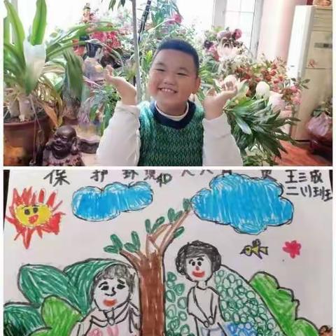 植此青绿 守护家园兴盛丽景小学二年级线上主题队活动