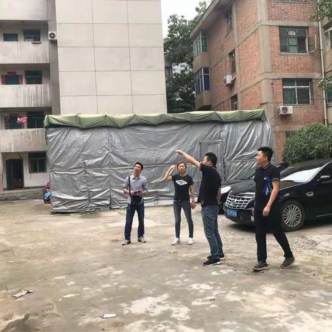 西安市地质灾害防治第6检查组对航天基地地灾防治工作进行检查