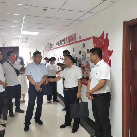 市直机关党建工作观摩团莅临调查测绘院党支部参观指导