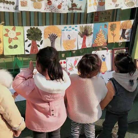 秋天有信，秋叶无边——东阳阳光贝贝班秋季树叶粘贴画活动
