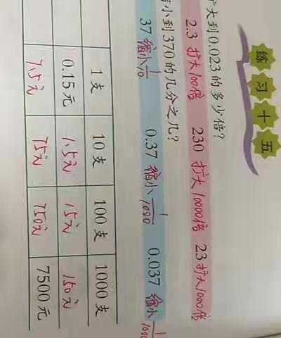 孙店镇实验小学四年级4月14-15日学生学习情况