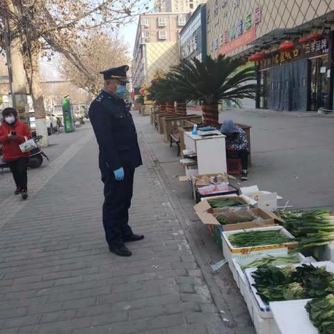 蔬菜出店经营，依然井然有序