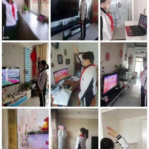 疫情无情人有情，线上升旗凝人心