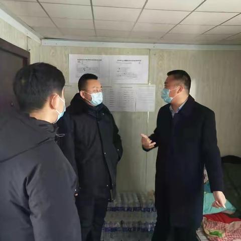 民权村疫情防控检测卡点，守护百姓平安