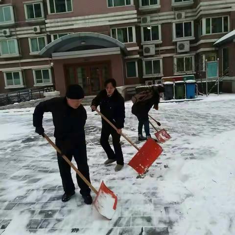 瑞雪兆丰年！阳春光华员工除雪保业主出行安全