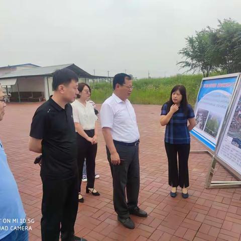 市发改委到我区调研项目建设及固定资产投资情况