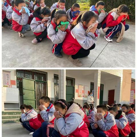城关学区皇甫小学“消防应急演练及冬防安全知识教育”活动简讯