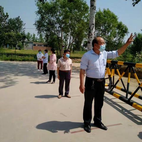辛集镇杨洼小学开学疫情防控演练纪实