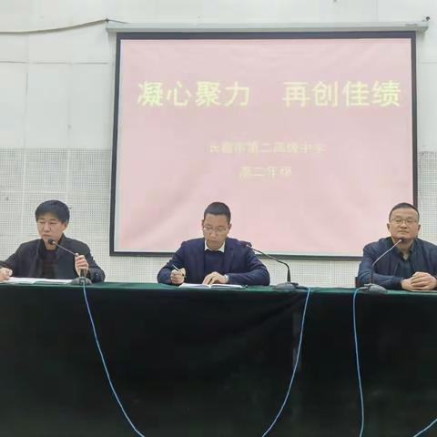 凝心聚力，共赴新征程！——记高二年级期末考试成绩分析会