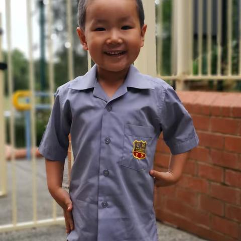 Jonathan's first day of school