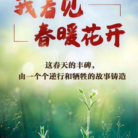 待到春暖花开，一起笑对阳光——济宁任城区明珠幼儿园小三班