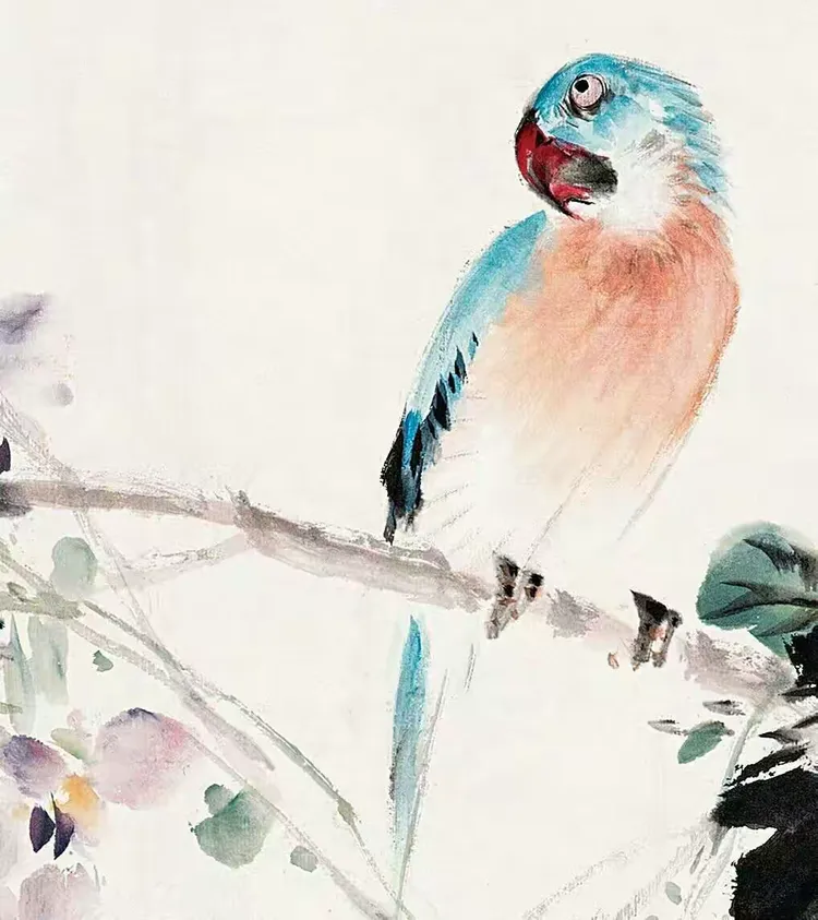 国画鸟画鸟一百例