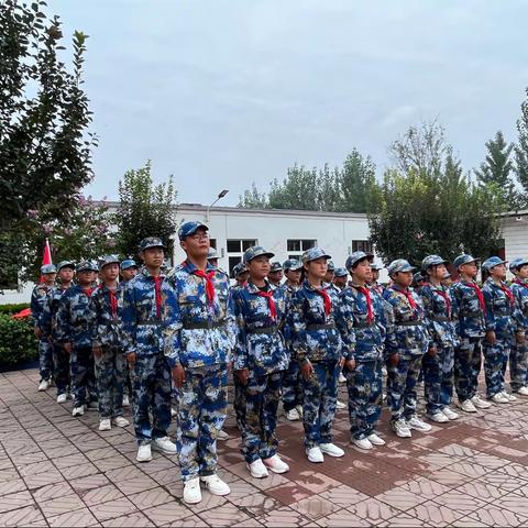 军训展风采，壮志谱新篇——洪河屯三中六四班军训纪实3