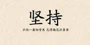 你努力的样子最美