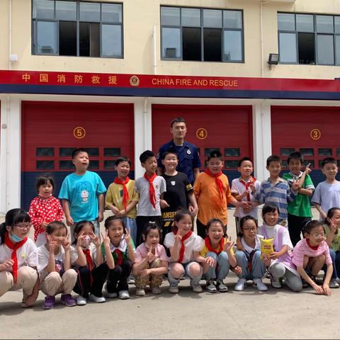 童心向党之参观惠南消防中队