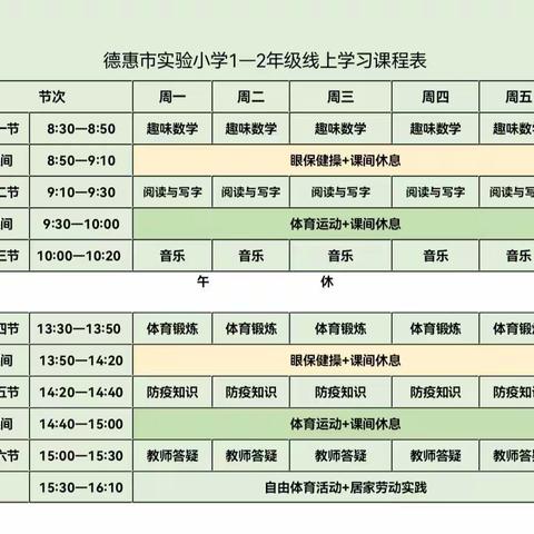 停课不停学 实验小学二年组